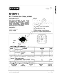 FDS4070N7 Datasheet Cover