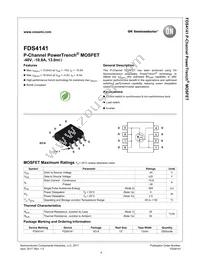 FDS4141 Datasheet Page 2