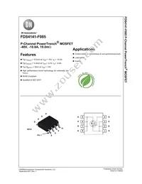 FDS4141-F085 Datasheet Cover