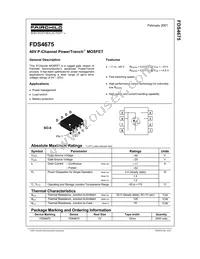 FDS4675 Datasheet Page 2