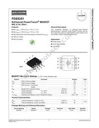 FDS5351 Datasheet Page 2