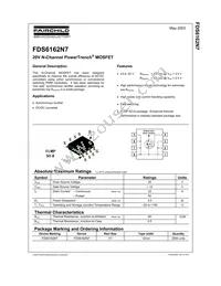 FDS6162N7 Datasheet Cover