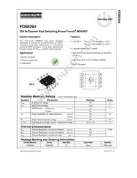 FDS6294 Datasheet Page 2