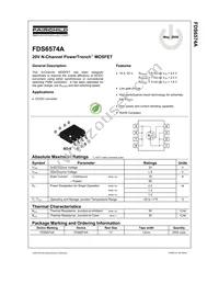 FDS6574A Datasheet Page 2