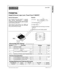 FDS6670A Datasheet Page 2