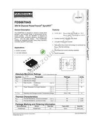 FDS6670AS Datasheet Page 2