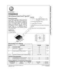 FDS6690AS Datasheet Cover