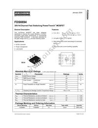 FDS6694 Datasheet Cover