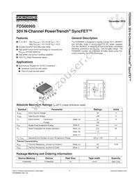 FDS6699S Datasheet Page 2