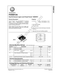 FDS6912A Datasheet Cover