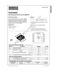 FDS7066N3 Datasheet Cover