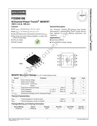 FDS86106 Datasheet Page 2
