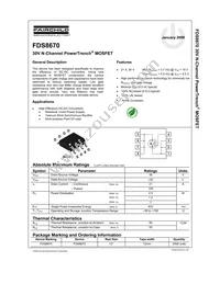 FDS8670 Datasheet Cover