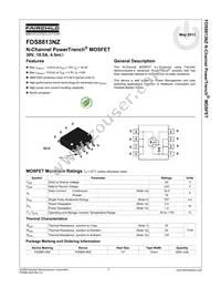 FDS8813NZ Datasheet Page 2
