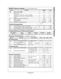 FDS8876 Datasheet Page 2