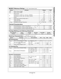FDS8880 Datasheet Page 2