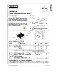 FDS8958A Datasheet Page 2