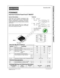 FDS8960C Datasheet Page 2
