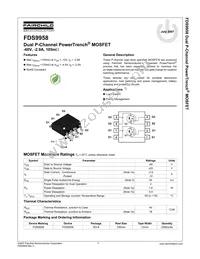 FDS9958 Datasheet Page 2