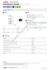 FDSD0630-H-3R3M=P3 Datasheet Cover