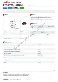 FDSD0630-H-6R8M=P3 Datasheet Cover