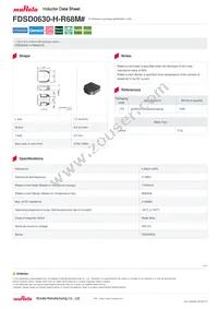 FDSD0630-H-R68M=P3 Datasheet Cover