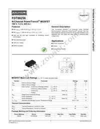 FDT86256 Datasheet Page 2