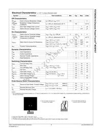 FDT86256 Datasheet Page 3