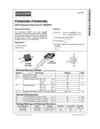 FDU6030BL Datasheet Cover