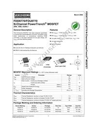 FDU8770_F071 Datasheet Cover