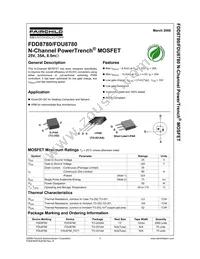 FDU8780_F071 Datasheet Cover