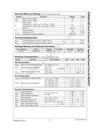 FDW2601NZ Datasheet Page 2