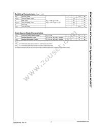 FDW2601NZ Datasheet Page 3