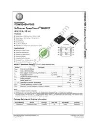 FDWS9420-F085 Datasheet Cover