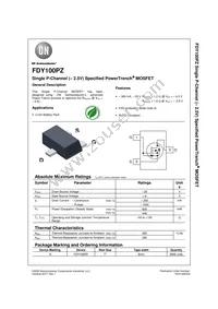 FDY100PZ Datasheet Cover
