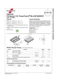 FDZ191P Datasheet Page 2