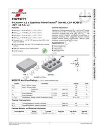 FDZ197PZ Datasheet Page 2