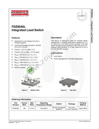 FDZ8040L Datasheet Page 2