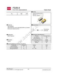 FDZT40RB6.8 Datasheet Cover