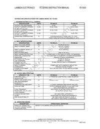 FE-1500-48-NA Datasheet Page 3