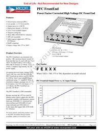 FE384 Datasheet Cover