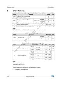 FERD20L60CG-TR Datasheet Page 2