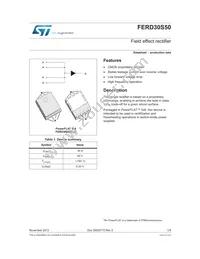 FERD30S50DJF-TR Datasheet Cover