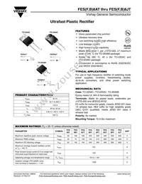FES8CT-5400HE3/45 Datasheet Cover