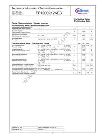 FF1200R12KE3NOSA1 Datasheet Page 3