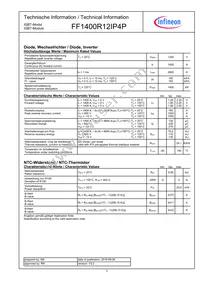 FF1400R12IP4PBOSA1 Datasheet Page 3
