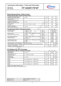 FF1400R17IP4PBOSA1 Datasheet Page 3