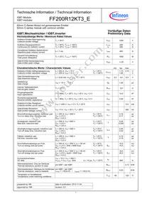 FF200R12KT3EHOSA1 Datasheet Cover