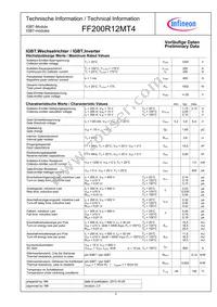 FF200R12MT4BOMA1 Datasheet Page 2