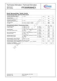 FF300R06KE3HOSA1 Datasheet Page 2